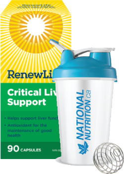 Critical Liver Support - 90 V-Caps + BONUS - Renew Life
