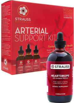 Arterial Support Kit (Cinnamon) - 3 X 225ml + BONUS - Strauss - Herb
