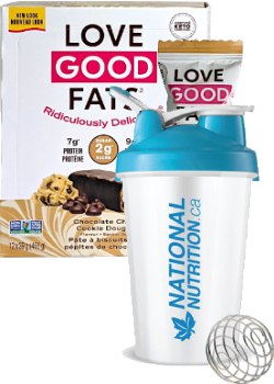 Love Good Fats Plant Based (Chocolate Chip Cookie Dough) - 12 x 39g Bars + BONUS - Love Good Fats Love Good Fats Plant Based (Chocolate Chip Cookie Dough) - 12 x 39g Bars + BONUS - Love Good Fats