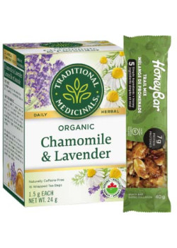 Organic Chamomile With Lavender - 16 Tea Bags + BONUS