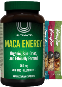 Maca Energy 750mg - 90 V-Caps + BONUS