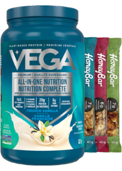Vega All-In-One Nutrition (French Vanilla) - 827g + BONUS