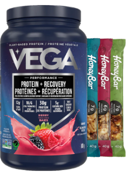 Vega Performance Protein + Recovery (Berry) - 801g + BONUS