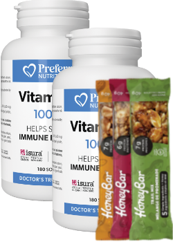 Vitamin D3 1,000iu - 180 + 180 Softgels (2 For Deal) + BONUS
