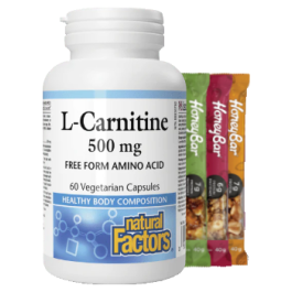 l-carnitine fumarate 500 mg Press & Shake