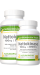 Nattokinase 100mg / 2000FUs (Non-GMO & K2 Free)  - 120 + 60 V-Caps FREE