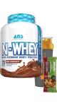 N-Whey Premium Protein (Milk Chocolate) - 5lbs + BONUS