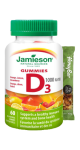 Vitamin D Gummies 1,000iu (Orange Lemon Strawberry) - 60 Gummies + BONUS