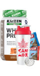 100% Natural Whey Protein (Caramel Chocolate Chip) - 840g + BONUS - Kaizen