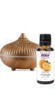 Mini Batur Recycled Bamboo Ultrasonic Diffuser - 1 Unit + BONUS