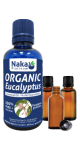 100% Pure Eucalyptus Essential Oil (Organic) - 50ml + BONUS