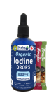 Organic Iodine Drops 800mcg - 100ml + BONUS