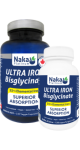 Ultra Iron Bisglycinate 25mg Elemental Iron - 240 + 120 V-Caps FREE