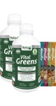 Vital Greens Liquid - 600 + 600ml (2 For Deal) + BONUS