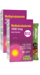 B-12 Methylcobalamin Sublingual 1,000mcg - 90 + 90 Tabs (2 For Deal) + BONUS