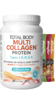 Total Body Multi Collagen Protein (Unflavoured) - 267g + BONUS
