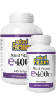 Vitamin E 400iu Mixed Tocopherols - 240 Softgels + BONUS
