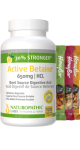 Active Betaine HCL 650mg (30% Stronger) - 120 V-Caps + BONUS