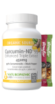 Clean Curcumin-95 (Enhanced Triple Extract) 450mg - 60 V-Caps + BONUS