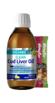 Clean Icelandic Cod Liver Oil (Lemon) - 200ml + BONUS