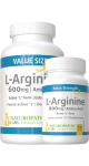 L-Arginine 600mg - 240 V-Caps + 60 V-Caps FREE