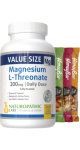 Magnesium L-Threonate 200mg (Daily Dose) - 240 V-Caps + BONUS