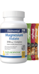 Magnesium Malate 250mg - 120 V-Caps + BONUS
