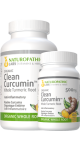 Organic Clean Curcumin (Whole Turmeric Root) 500mg - 240 + 60 V-Caps FREE