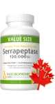 Serrapeptase 120,000SU (Enteric Coated) - 240 V-Caps + BONUS