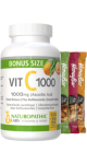 Vitamin C 1,000mg Timed Release - 180 Tabs + BONUS