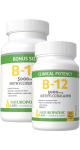 B-12 Methylcobalamin 5,000mcg Sublingual - 120 + 50 Lozenges FREE
