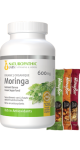 Moringa 600mg (Organic) - 120 V-Caps + BONUS