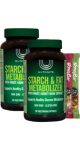 Ultimate Starch & Fat Metabolizer With White Kidney Bean Extract - 90 + 90 V-Caps (2 For Deal) + BONUS