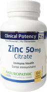 Zinc Citrate 50mg - 60 Tabs