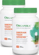 Siberian Tiger Ginseng 850mg - 100 + 100 Tabs (2 For Deal) - Organika