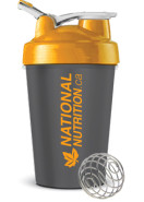 Shaker + Mixer Ball & Carrying Toggle (Orange BPA Free) - 450ml