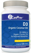 D3 1,000iu (Organic Coconut Oil) - 120 Softgels