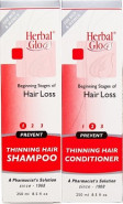 Prevent Thinning Hair (Beginning Stages Of Hair Loss) Shampoo + Conditioner - 250 + 250ml