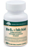 Bio B-12 + Folic Acid - 60 Chew Tabs