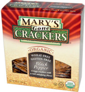 Organic Crackers (Black Pepper) - 184g - Mary's Organics