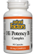 Hi Potency B-Complex 50mg - 90 Caps