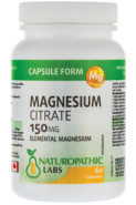 Magnesium Citrate 150mg - 60 Caps