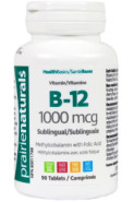 Vitamin B-12 1,000mcg With Folic Acid (Cherry) - 90 Sublingual Tabs
