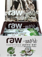 Rawmore Superfood Paleo Bar (Coconut) - 45g X 12 Bars - Discontinued