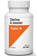 Choline & Inositol 500mg - 180 Tabs
