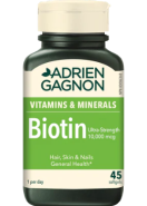 Biotin Ultra-Strength 10,000mcg - 45 Softgels
