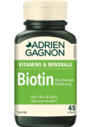Biotin Ultra-Strength 10,000mcg - 45 Softgels