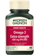 Omega-3 Extra Strength 600mg EPA-DHA - 80 Small Softgels