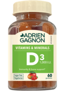Vitamin D3 1,000iu (Sugar Free Mango Strawberry) - 60 Gummies