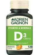 Vitamin D3 1,000iu (Orange) - 120 Chew Tabs